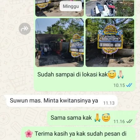 Pengiriman Papan Bunga Duka Sukamanah Jambe