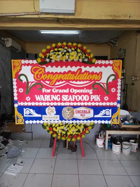 Papan Bunga Ucapan Selamat Sukamanah Jambe